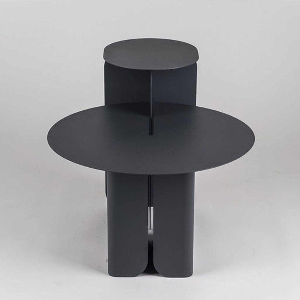 Formae Coffee Table Side Table Black Front