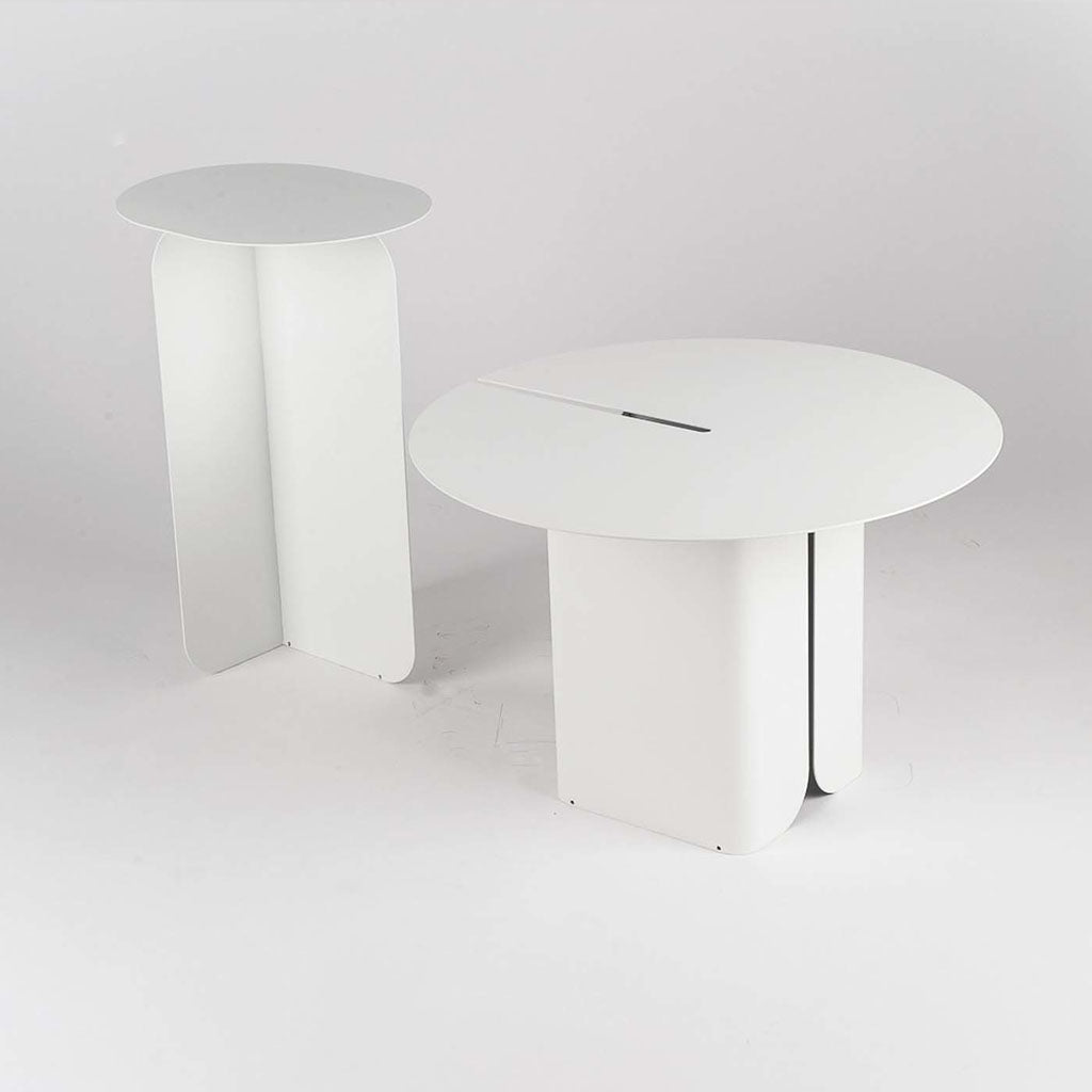Formae Coffee Table Side Table Split White