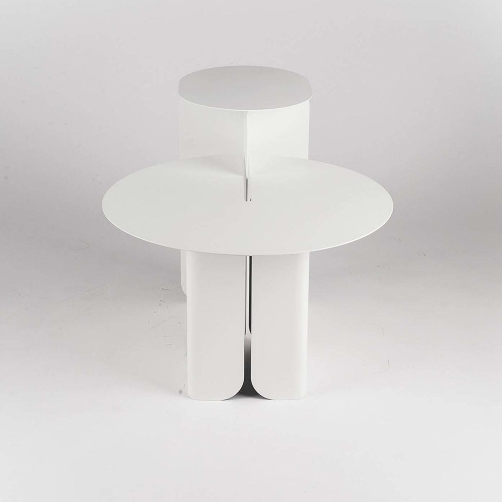 Formae Coffee Table Side Table White Front