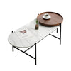 Foster Coffee Table Wood Marble Steel
