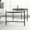 Foster Coffee Table Wood Marble Steel