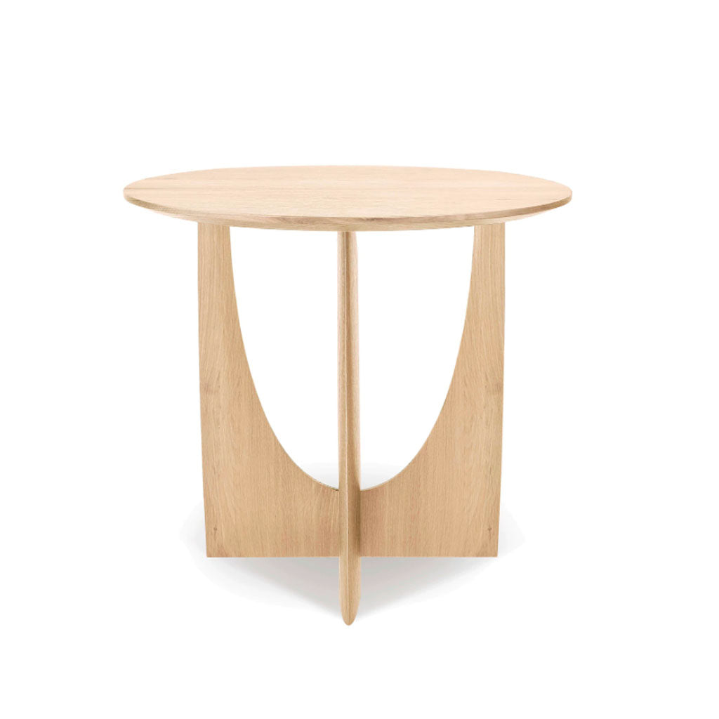 GEO SIDE TABLE BROWN FRONT