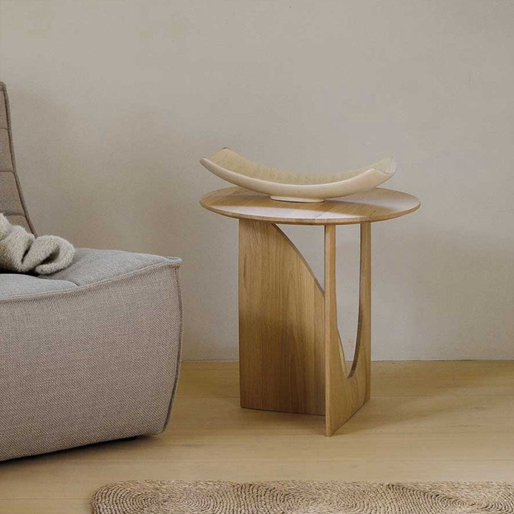 GEO SIDE TABLE BROWN LIFESTYLE