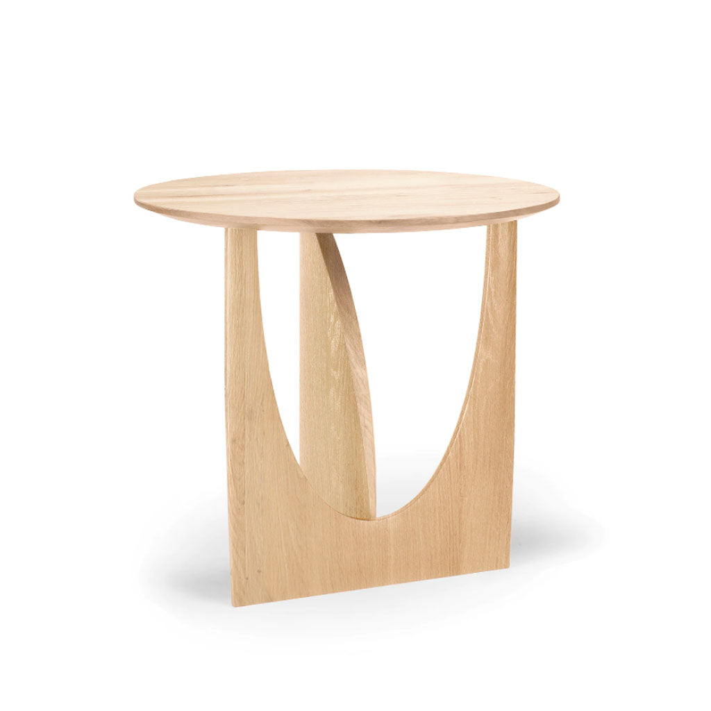 GEO SIDE TABLE BROWN SIDE