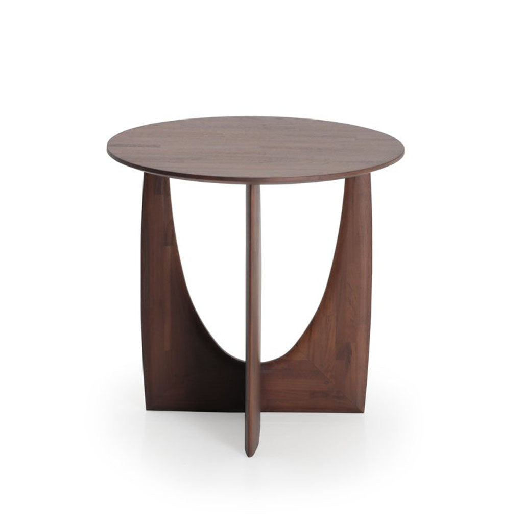 GEO SIDE TABLE WALNUT