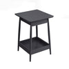 HARLOSH BED SIDE TABLE GREY THUMB