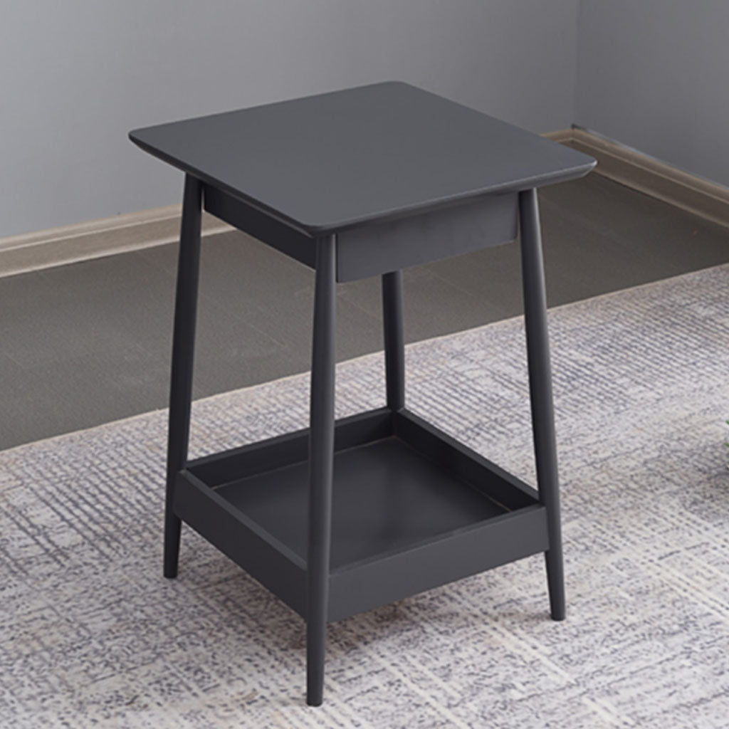HARLOSH BED SIDE TABLE GREY
