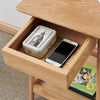 HARLOSH BED SIDE TABLE OAK CLOSE