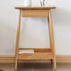 HARLOSH BED SIDE TABLE OAK FRONT