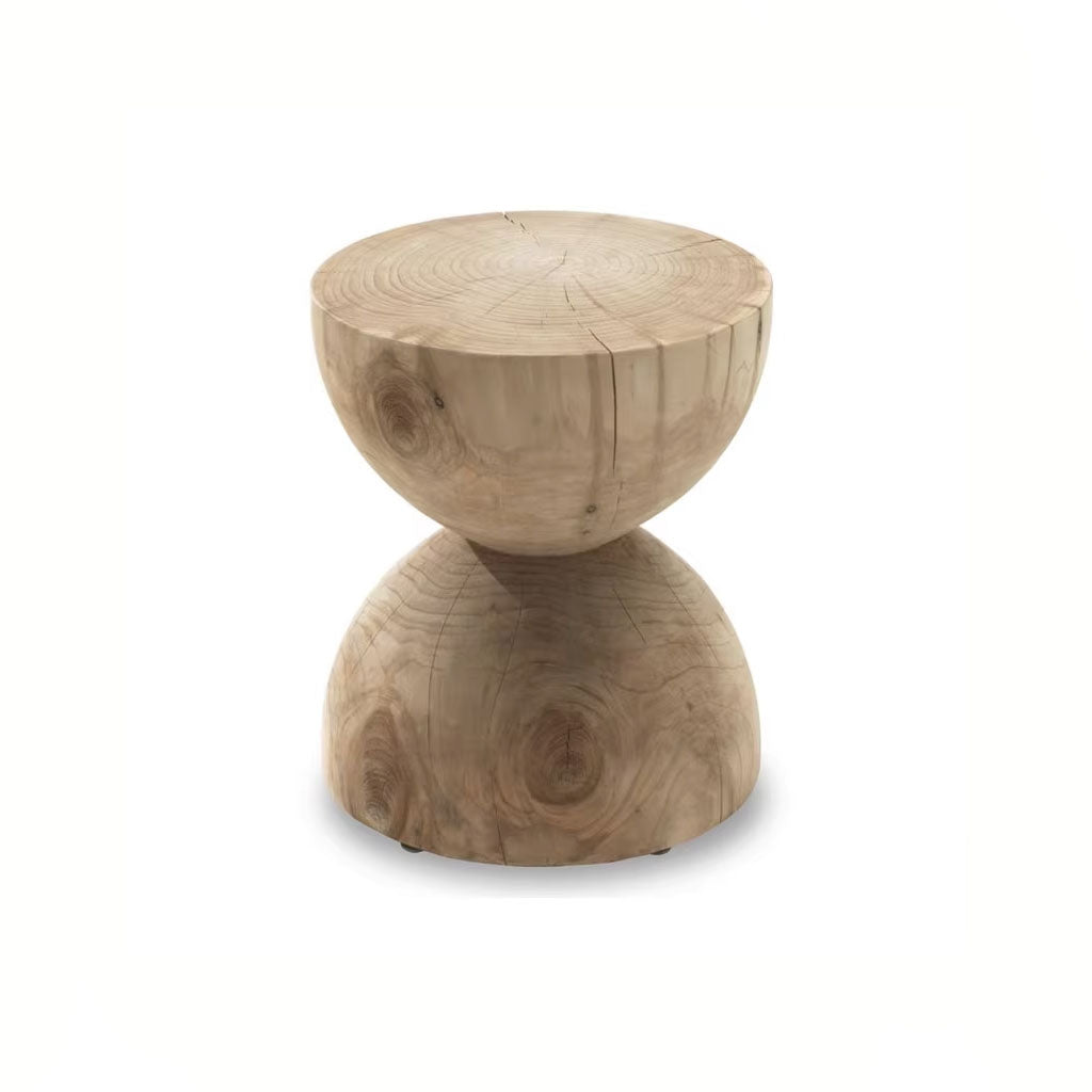 Hourz Wooden Side Table Brown