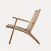 KARFA ARMCHAIR OAK SIDE