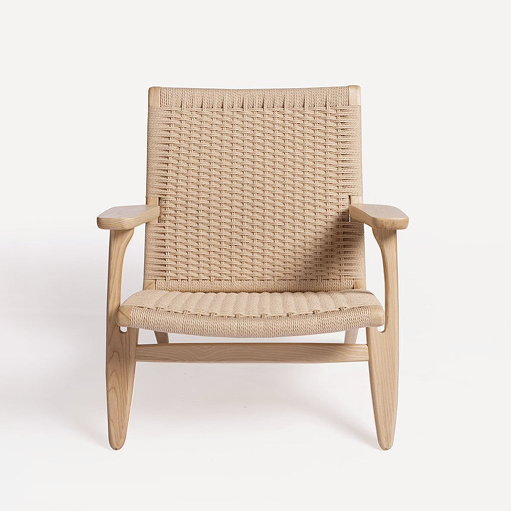 KARFA ARMCHAIR OAK FRONT VIEW