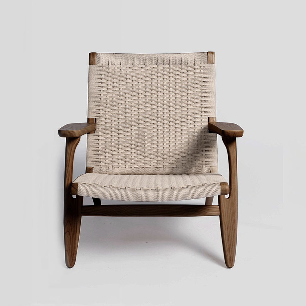 KARFA ARMCHAIR WALNUT FRONT VIEW
