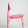 KAYLA Pink Dining Chair Side
