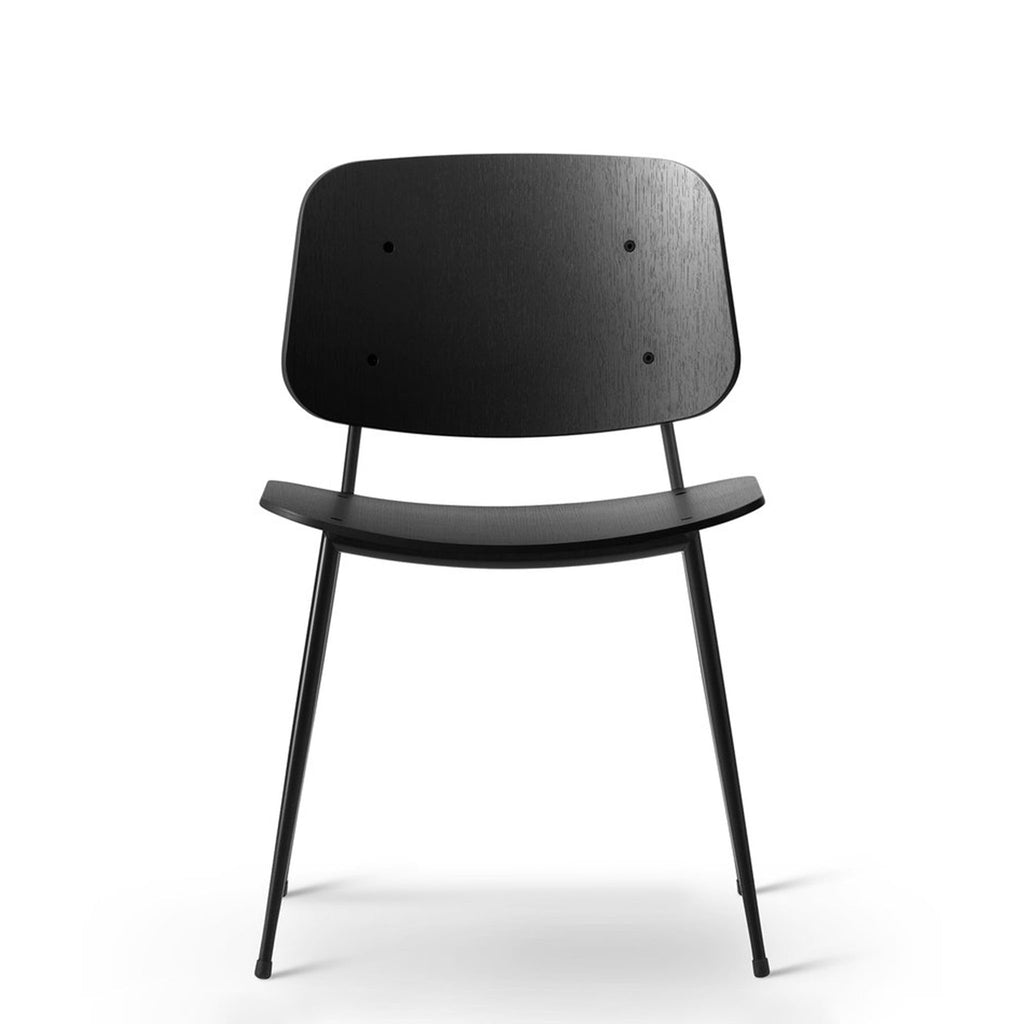 KELSIE Dining Chair Black Front