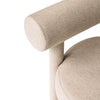 KINDUR Dining Chair Cream White Closeup