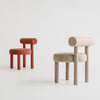 KINDUR Dining Chair Cream White Red 02