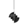 Multi Lite Pendant Black Silver