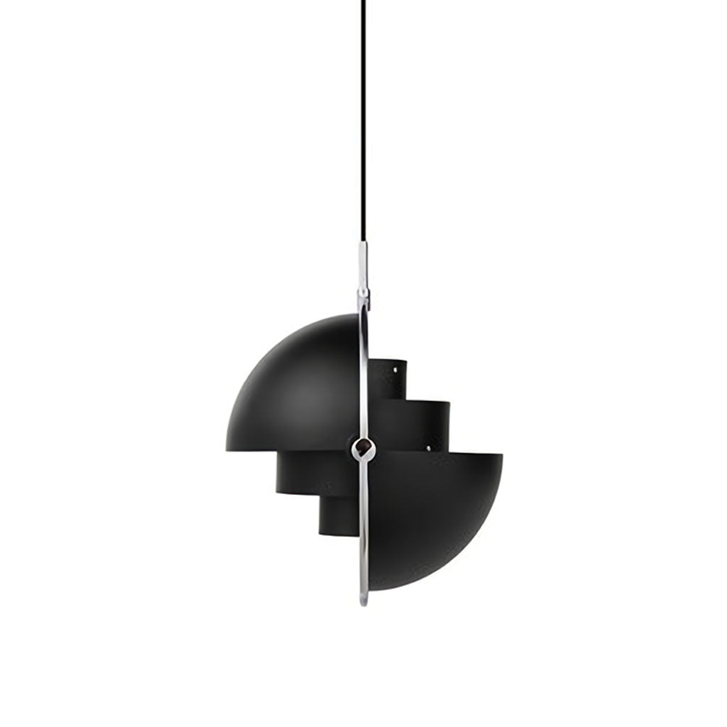 Multi Lite Pendant Black Silver