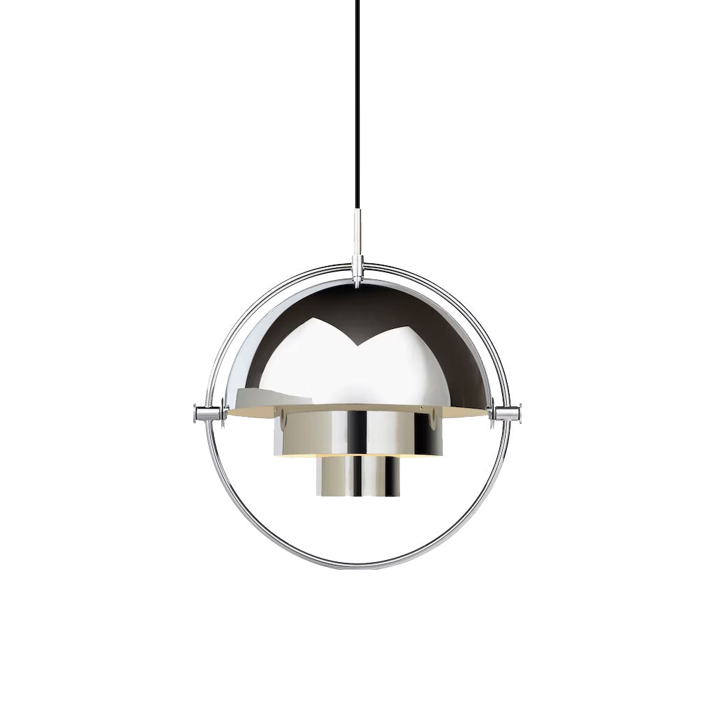 Multi Lite Pendant Chrome Silver