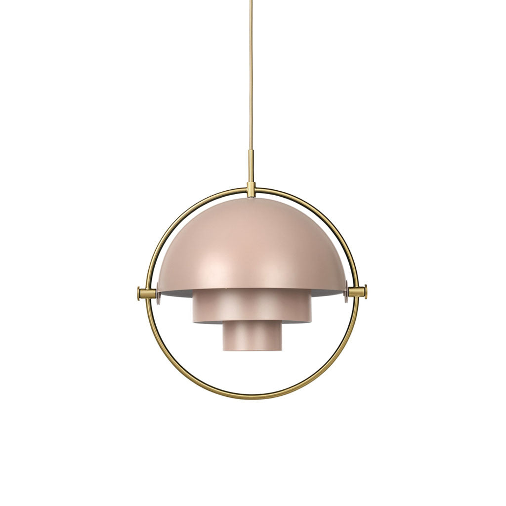 Multi Lite Pendant Pink Gold