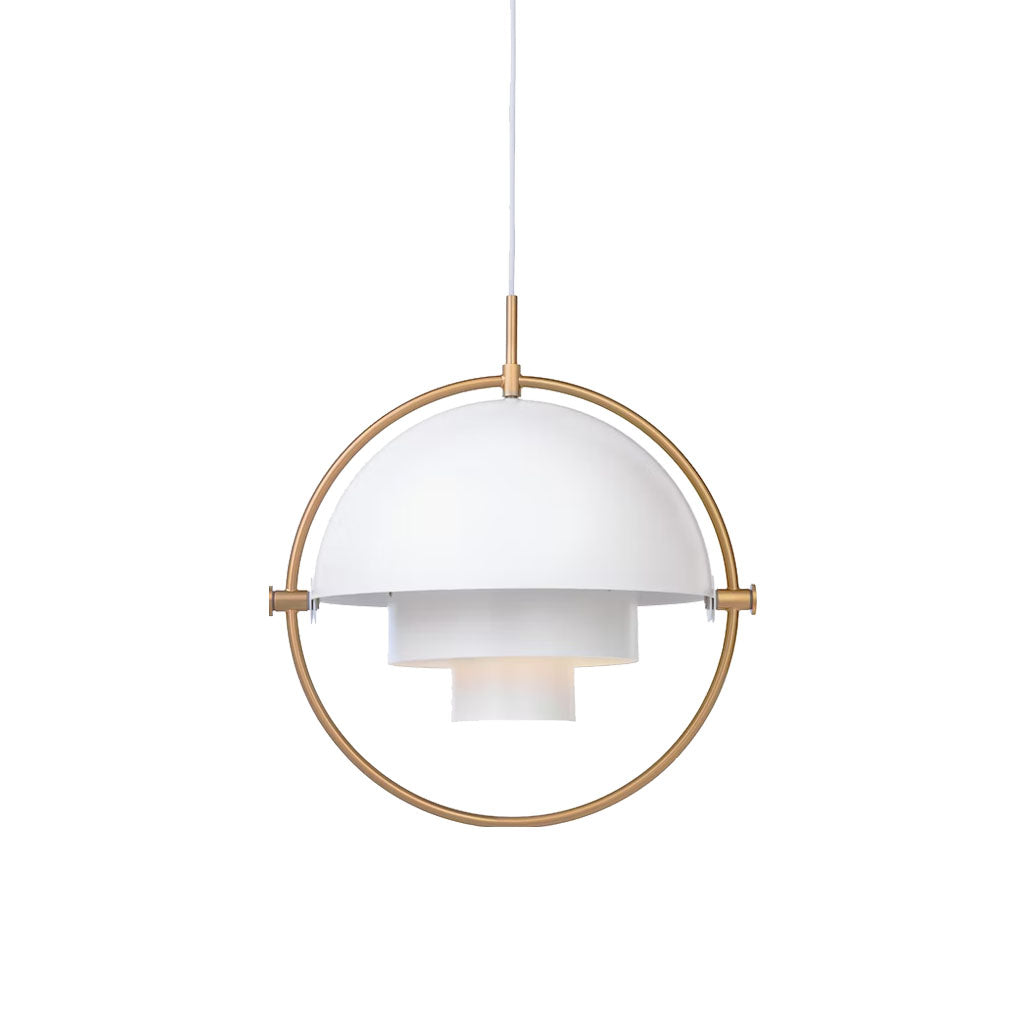 Multi Lite Pendant White Gold