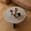 NATIVE ROUND COFFEE TABLE BLACK TOP
