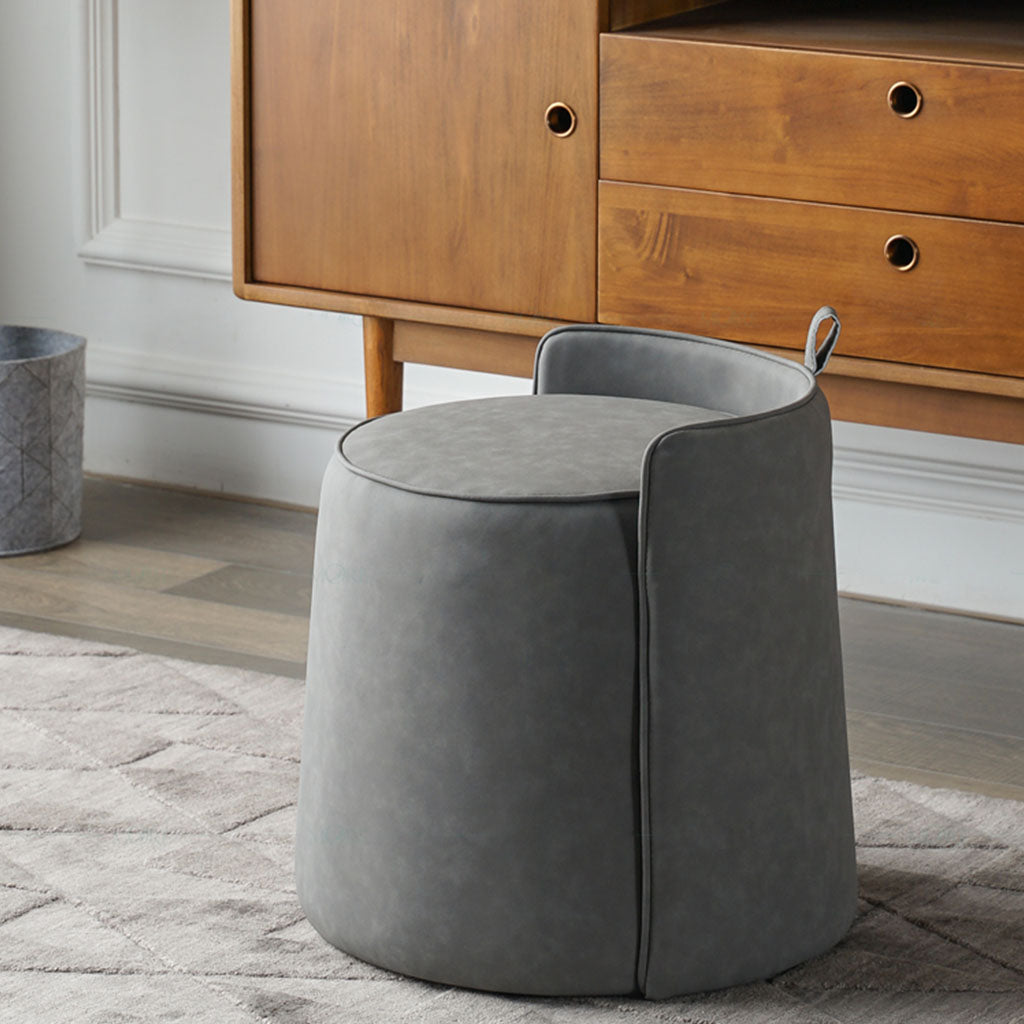 NOEL Grey Dressing Stool