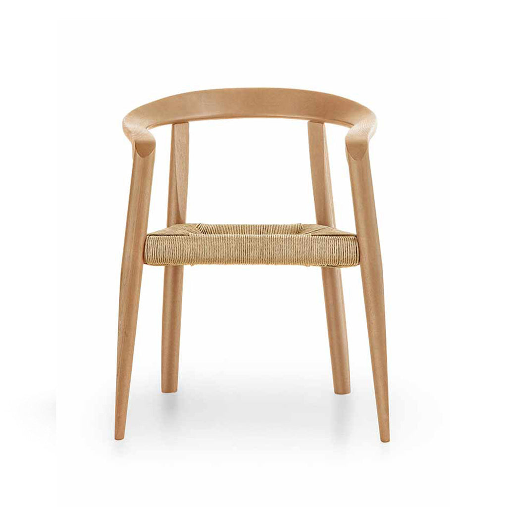 OAK MILLA CHAIR PAPER CORD FRONT
