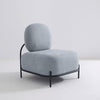 OMBA ARMCHAIR GREY BLUE FRONT