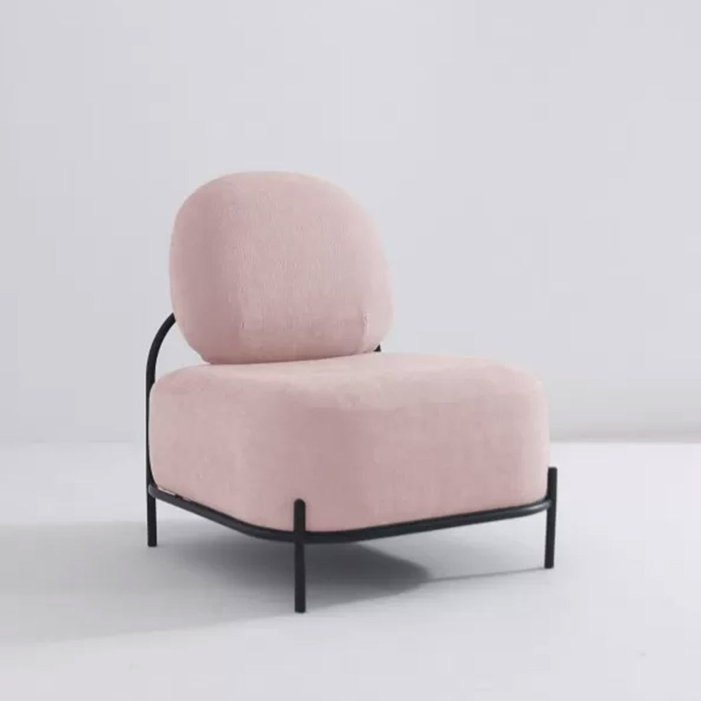 OMBA ARMCHAIR PINK FRONT