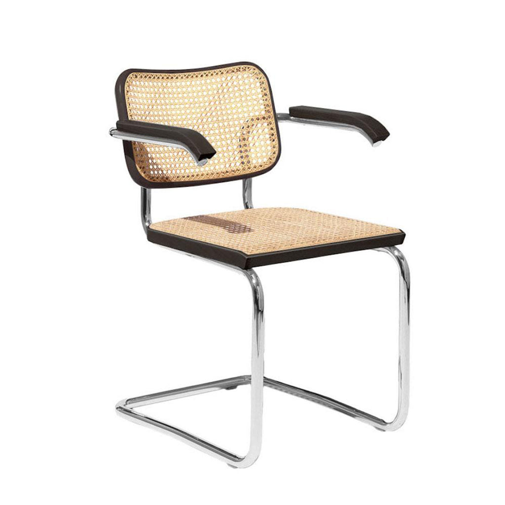 ONTTO Dining Arm Chair Black Angled