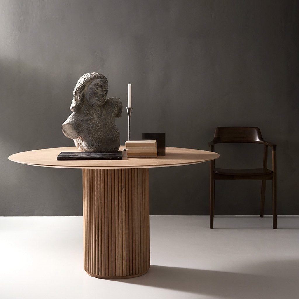 PALAIS Royal Natural Oak Wood Dining Table