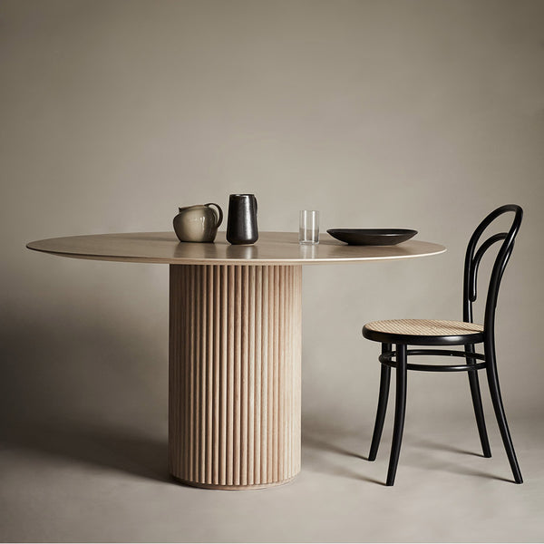 PALAIS Royal Natural Oak Wood Dining Table