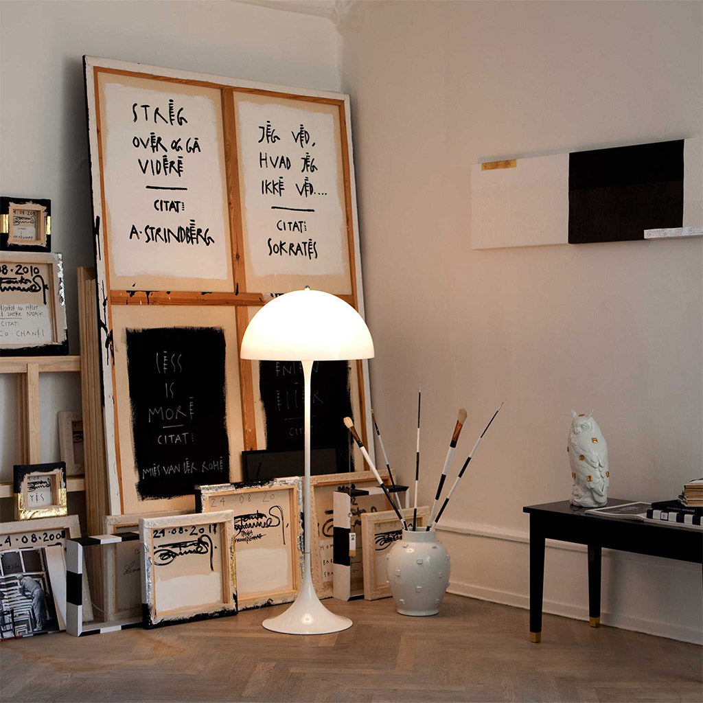 Louis Poulsen Panthella Floor Lamp Office Studio