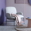 Pebble Sofa Lounge Chair Grey Linen