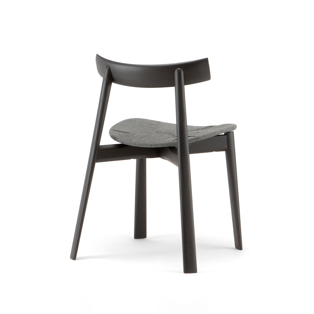 Iriguchi  Wooden Dining Chair Black Cord