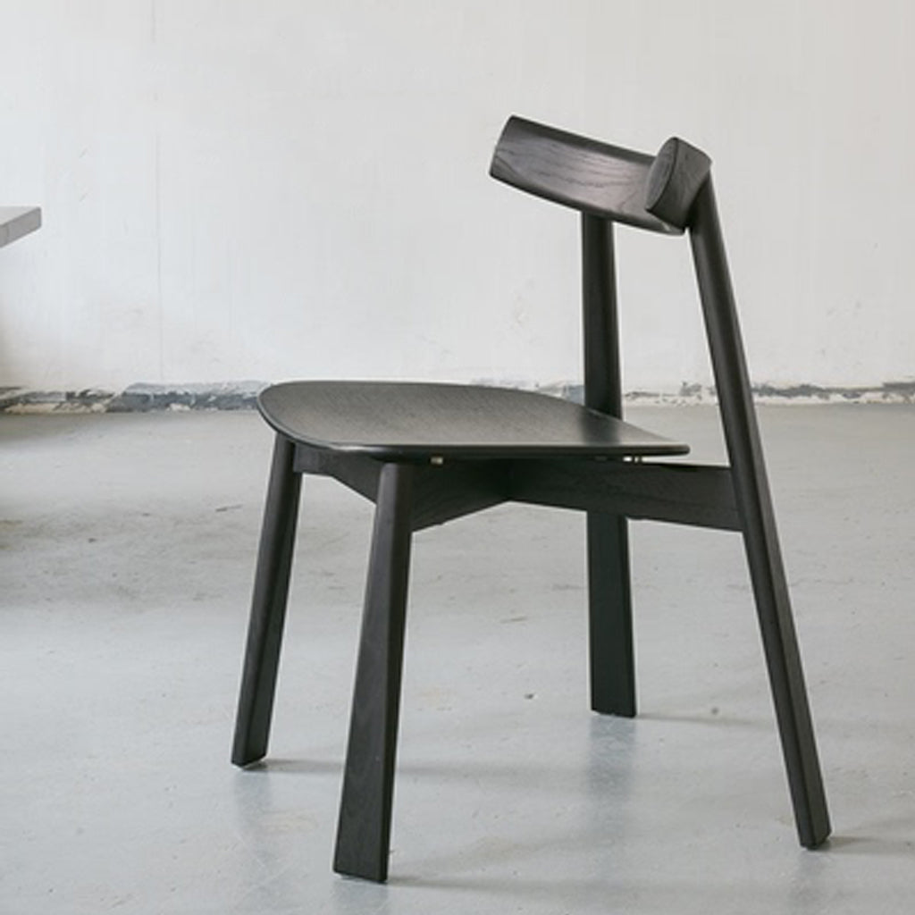 Iriguchi  Wooden Dining Chair Black