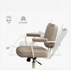 Graham Office Study Chair Cream