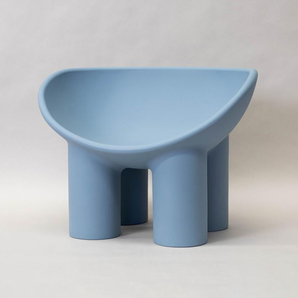 Gruby Lounge Chair in Blue Waterproof Suitable for indoor and outdoor