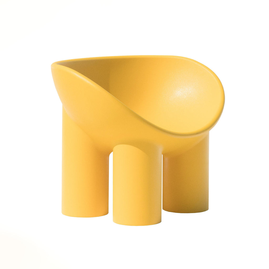 Gruby Lounge Chair in Bright Yellow Waterproof Suitable for indoor and outdoor