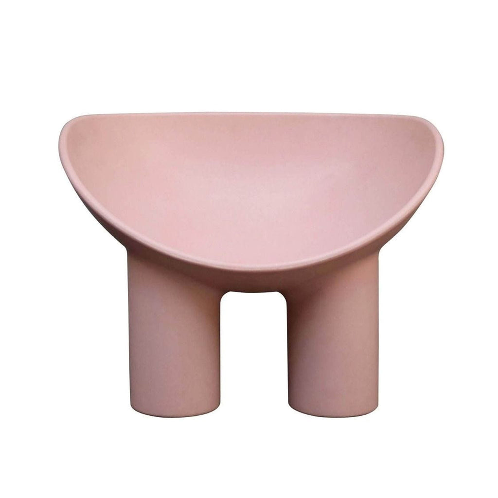 Gruby Lounge Chair in Light Pink Waterproof Suitable for indoor and outdoor