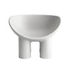 Gruby Lounge Chair in White Waterproof Suitable for indoor and outdoor