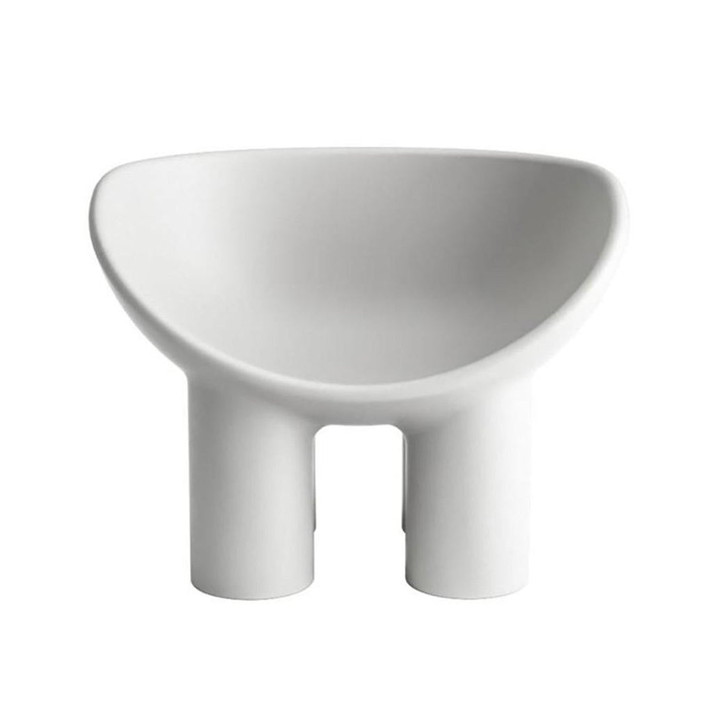 Gruby Lounge Chair in White Waterproof Suitable for indoor and outdoor