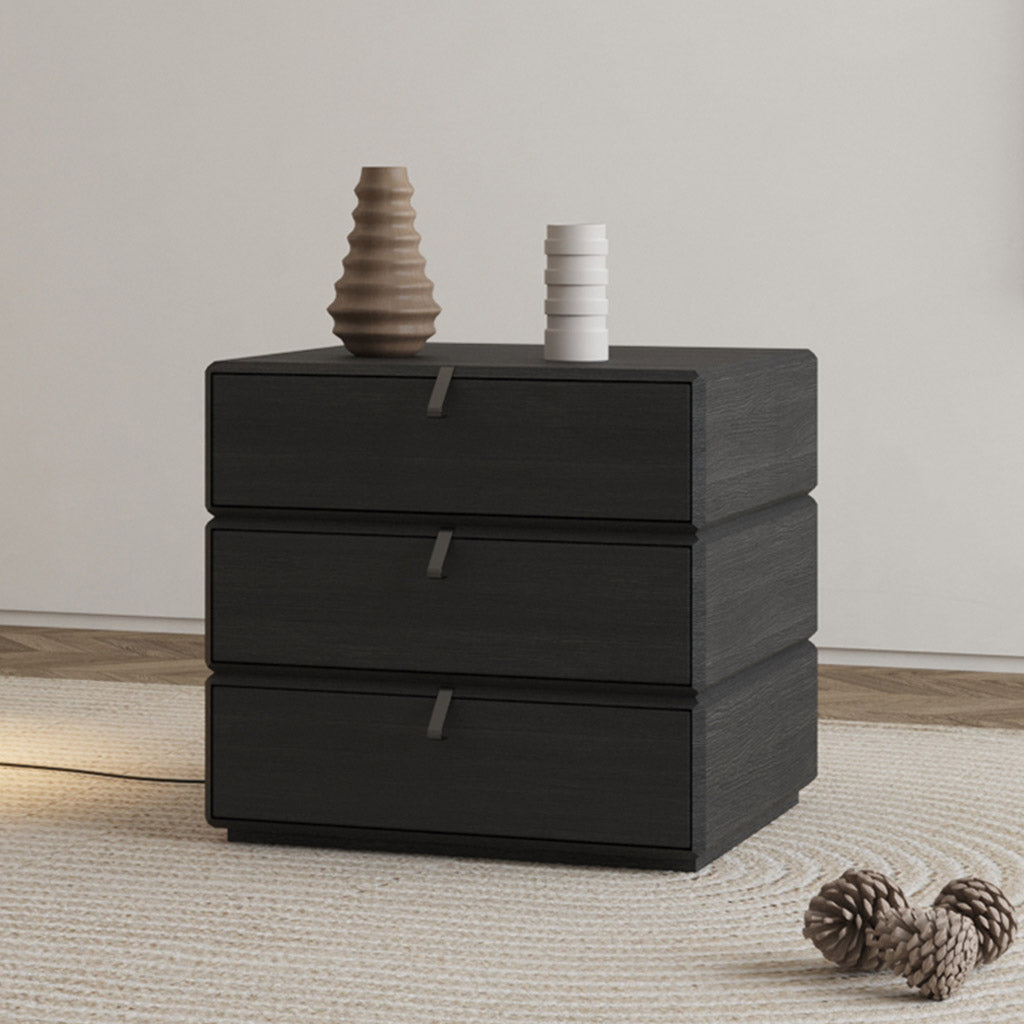 RUBIC Black 360 Chest Drawer 3-Tier