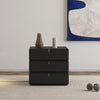 RUBIC Black 360 Chest Drawer 3-Tier Front