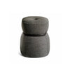 SAIGE POUF-DARK-GREY