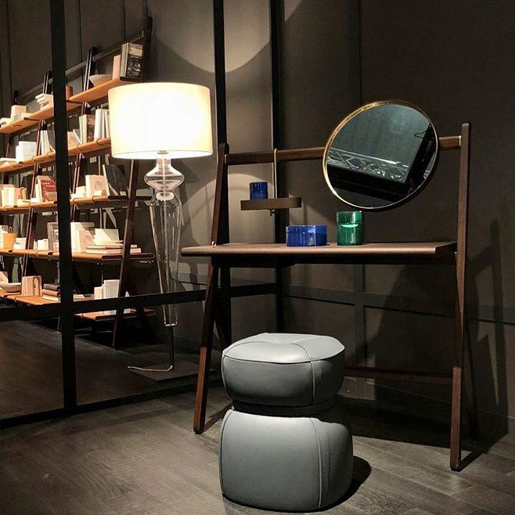 SAIGE POUF GREY DRESSING-LIFESTYLE