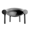 MARTINI  ARMCHAIR BLACK FRONT