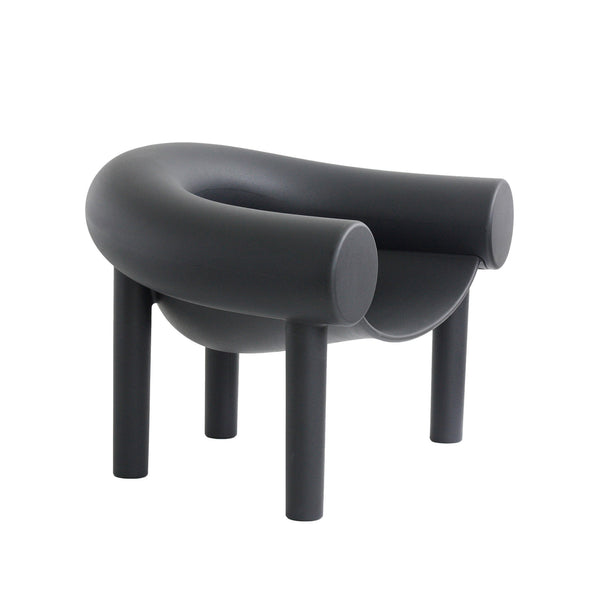 MARTINI ARMCHAIR BLACK SIDE